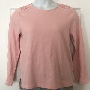 NWT Banana Republic pink dome bead sweater